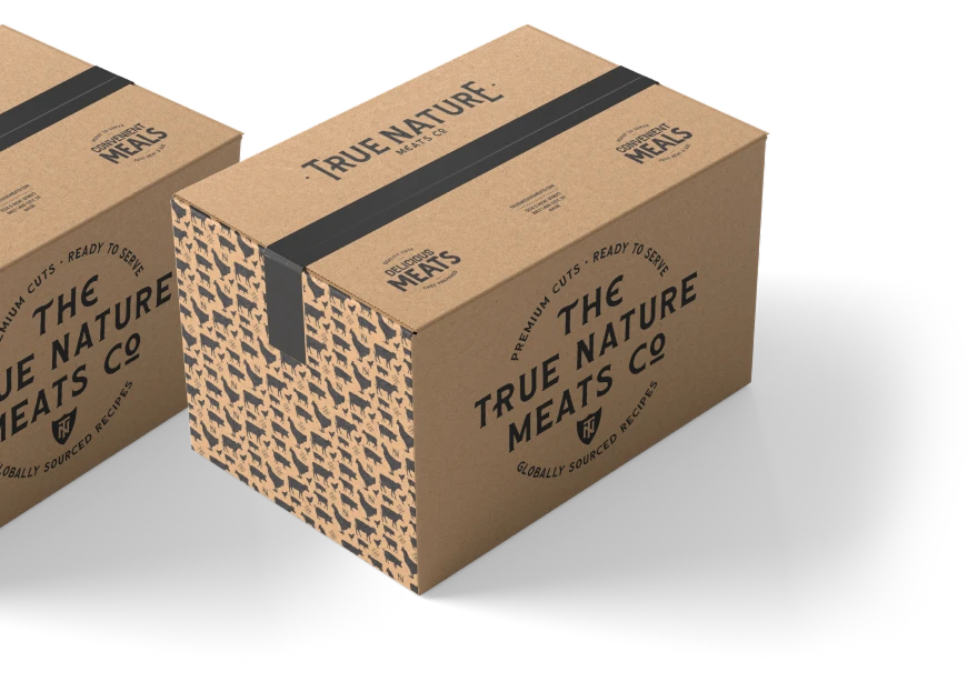 True Nature Meats shipping box