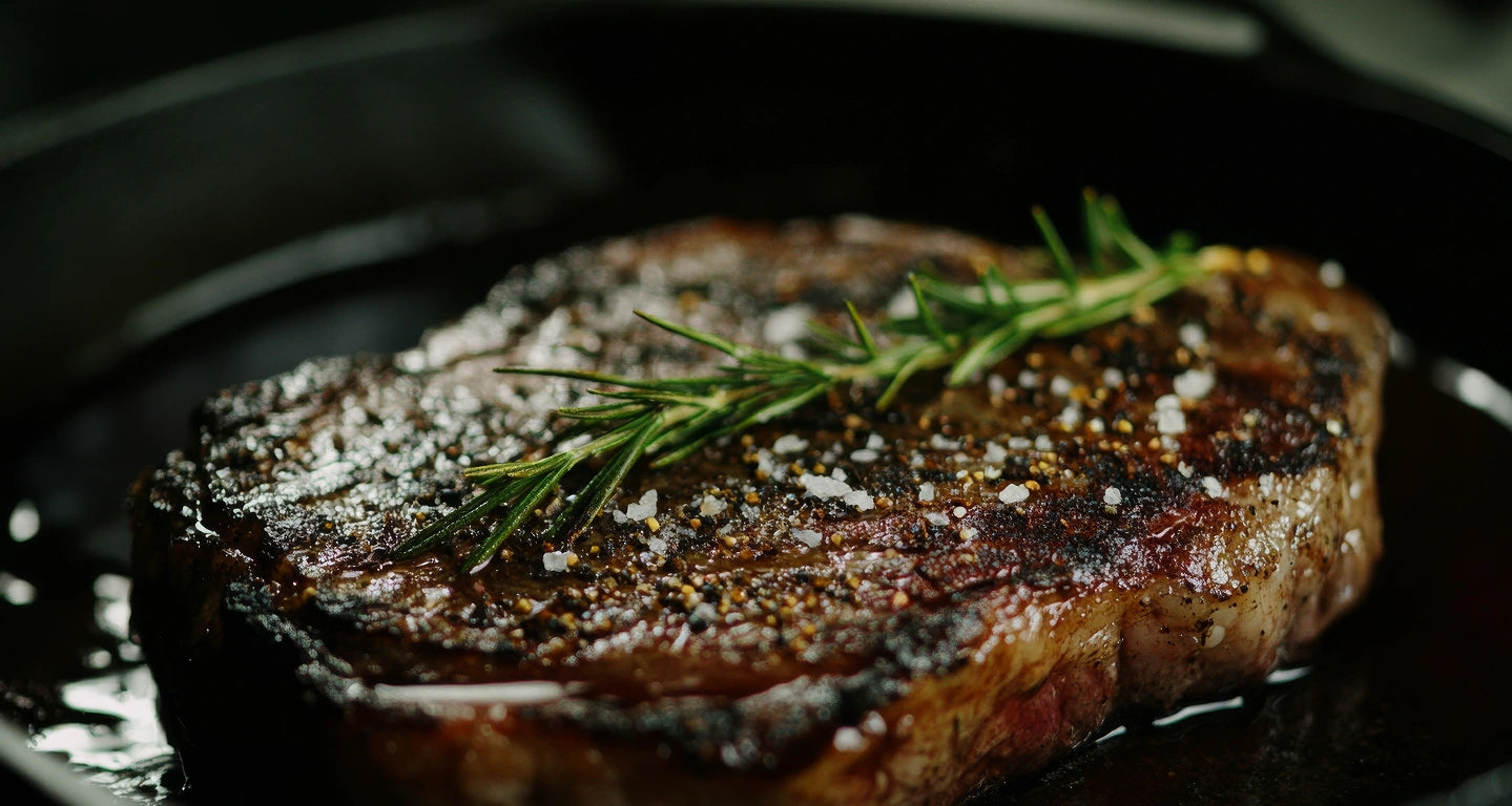 Fine dining steak