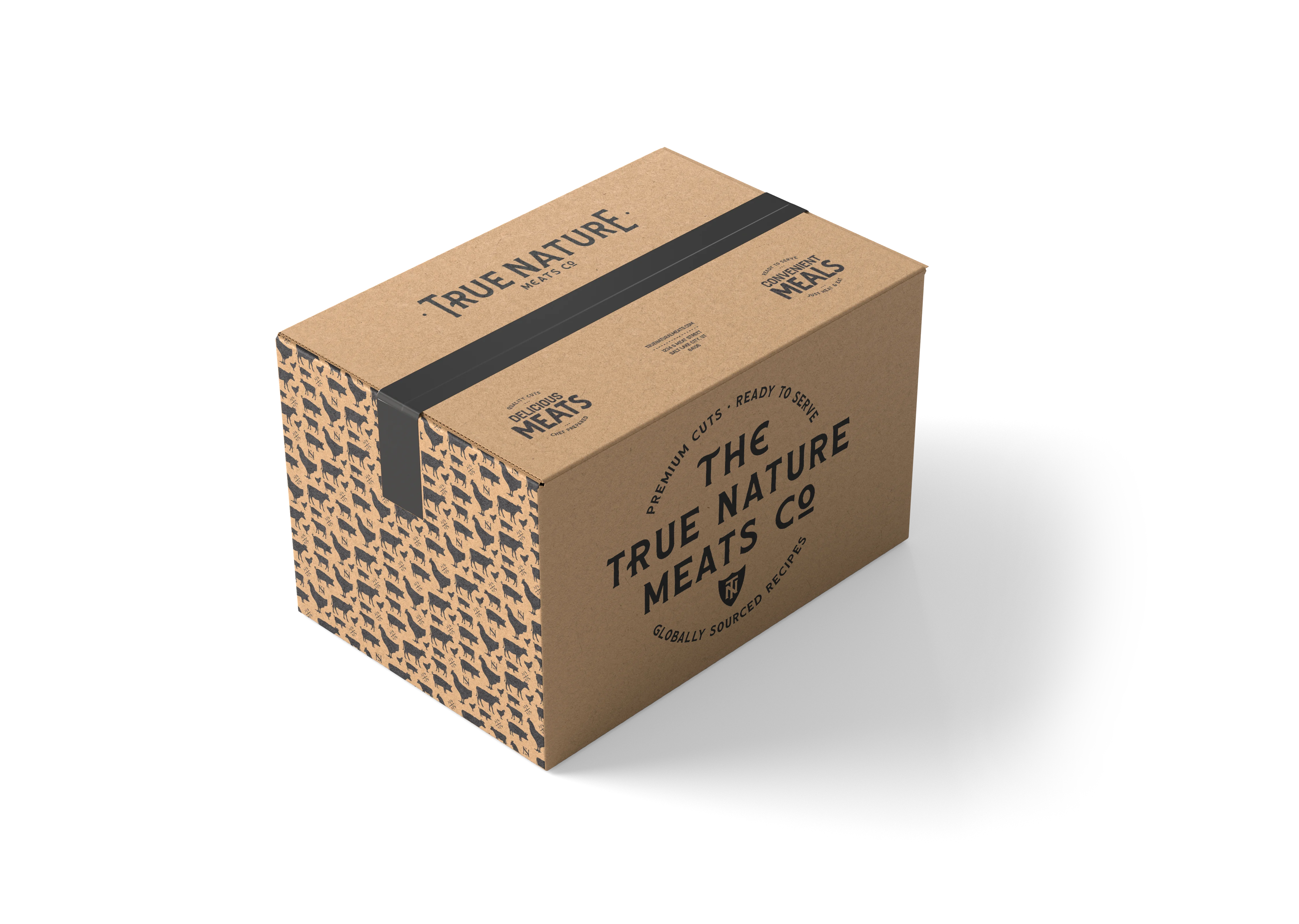 True Nature Meats insulated delivery box